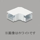 マサル工業 《エムケーダクト 付属品》 平面マガリ 0号 ホワイト MDM102