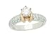 Two-tone Opulent Diamond Engagement Ring