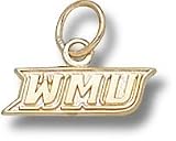 Western Michigan Broncos New WMU 3/16 Charm - 14KT Gold Jewelry