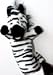 Long Sleeved Glove Puppet Zebra