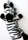Childrens Toyshop  Third Party New : Long Sleeved Glove Puppet Zebra