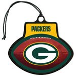 Official NFL Licensed Team Logo Air Freshener Vanilla Scent - Green Bay Packers