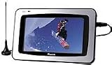 Mustek PT2270 7 inch portable digital TV with analogue tuner & integrated rechargeable battery