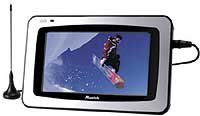 Mustek PT2270 7 inch portable digital TV with analogue tuner & integrated rechargeable battery