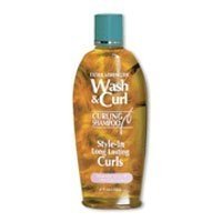 Wash'n Curl Curling Shampoo for Dry, Damaged, Color Treated Hair 8 oz (236 ml)