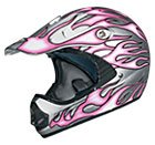 21uDVPnmobL. SL160  Vega Viper Off Road DOT Dirt Bike Helmet 330 Pink Flame