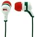 2XL 2X-002N Spoke Nuevo Sonido In-Ear Headphones (Red, White, Green)