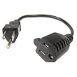 Cables Unlimited PWR-PSLIB 1-Foot Outlet Xtender Power Cord