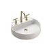 Kohler K-2331-4-HW1 Chord Topmount Vitreious China 18.625