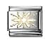 Jewelry : Snowflake White Classic Enamel, Italian Charm by Nomination Charms