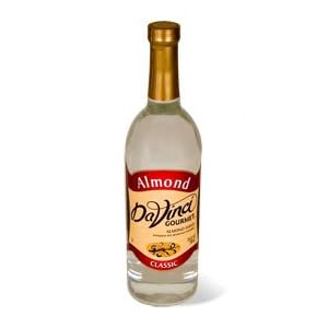 Da Vinci Almond Syrup, 750 ml Bottle (Plastic). by Da Vinci
