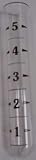Ancient Graffiti Replacement Tube/Rain Gauge With The Lip At The Top