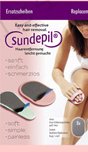 Sundepil 12 Ersatzscheiben, Enthaarungspad, Haarentfernungpads