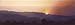 Smokey Sunset FINEST BRAND CANVAS Print With Added Heavy BRUSHSTROKES Jan Gordon 36x12