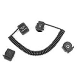 Adorama Off-Camera eTTL2 Coiled Flash Cord (extends to 3') for All Canon EOS Cameras - Heavy Duty Version