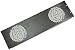 Middle Atlantic FP2 - Rack fan tray - anodized black - 3U