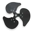 Dayton 2MVX2 Replacement Propeller, 12 InDia, 5/16 Bore