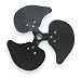 Dayton 2MVX2 Replacement Propeller, 12 InDia, 5/16 Bore