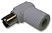 Rf Coax Right Angle Plug For Tv Aerial Cables - Freeview Com