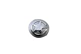Metalab German Silver Ranger Star Concho - Gunsmoke - 1 1/2 Chicago Screw