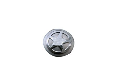 Metalab German Silver Ranger Star Concho - Gunsmoke - 1 1/2 Chicago Screw