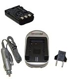 Canon {COMBO} NB-2L,NB-2LH,BP-2L12,BP-2L14 Compatible Li-Ion Battery VALUE PACK with {Charger with foldable A/C plug}