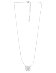 Boma Matte Sterling Silver Flower Necklace