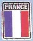3 x 4 France Sticker