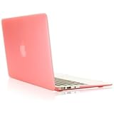 TopCase Rubberized Hard Case Cover for Macbook Air 11" (A1370 and A1465) with TopCase Mouse Pad (Pink)