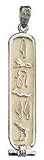 Sterling Silver Cartouche Pendant with 