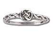 Solid Sterling Silver Celtic Braid Light Ring