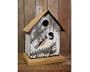 Metal Roof Birdhouse Chickadee