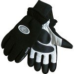 Black Stallion 15fh-max L Fuzzy Hand MAX Waterproof Polar Fleece and Grain Goatskin Gloves
