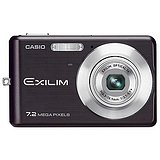 Casio Exilim Zoom EX-Z77 Black Digital Camera Kit, with 1 GB SD Memory Card, Table Top Tripod, Camera Case