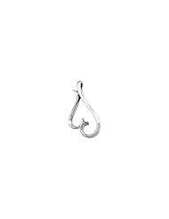Metal Fashion Pendant in 14k White Gold