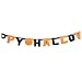 Letter Banner Black and Orange