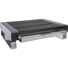 Rolodex 82412 Wire Mesh Large Monitor Stand, 18 7/16w x 14 3/8d x 4 11/16h