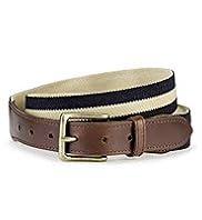Square Buckle Stretch Web Belt