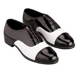 Tuxedo Shoe - English Bal Cap Toe Shoe Black/White