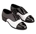 Tuxedo Shoe - English Bal Cap Toe Shoe Black/White