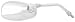 Emgo 20-86831 Chrome Plated Right Side Replacement Mirror for Yamaha VMX/XJ/XV