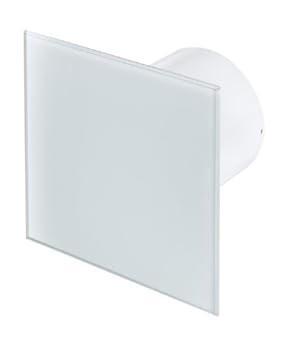 Badlüfter Lüfter Ventilator Deckenlüfter Glasfront mit