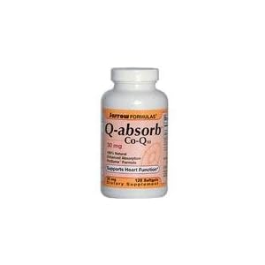 Jarrow Formulas, Q-absorb Co-Q10, 30 mg, 120 Softgels by Jarrow
