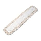 Industrial Dust Mop Head, HyGrade Cotton, Keyhole Style, 48w x 5d (UNS1348)