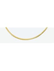 3mm Omega Necklace 20"