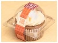 Just Desserts Classic Carrot Cupcake, 4.4 Ounce -- 6 per case.