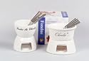 Schoko Fondueset 5tlg. breit