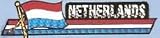 3" x 12" Netherlands Bumper Sticker