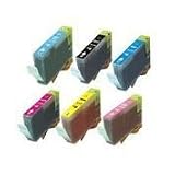 TeckNet 6-pack BCI-6 (3B,1C,1M,1Y) Compatible Canon Compatible Ink Cartridges BCI-6bk BCI-6m BCI-6c BCI-6y for Compatible Canon BJC-8200 i860 i900D i9100 i950 i960 i9900 S800 S820 S820D S830D S900 S9000 PIXMA iP4000 iP5000 iP6000D iP8500 MP750 MP760 MP780 bci6