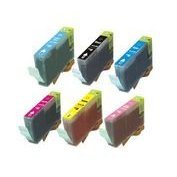 TeckNet 6-pack BCI-6 (3B,1C,1M,1Y) Compatible Canon Compatible Ink Cartridges BCI-6bk BCI-6m BCI-6c BCI-6y for Compatible Canon BJC-8200 i860 i900D i9100 i950 i960 i9900 S800 S820 S820D S830D S900 S9000 PIXMA iP4000 iP5000 iP6000D iP8500 MP750 MP760 MP780 bci6